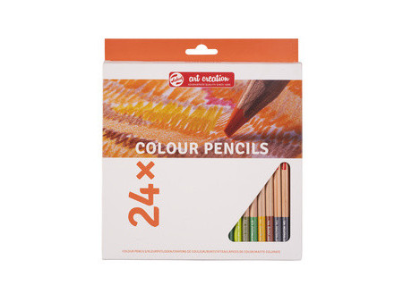 ROYAL TALENS Crayons de couleur Art Creation, rond, étui x24