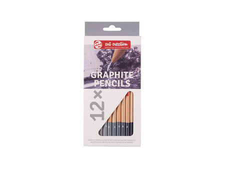 ROYAL Crayons graphite Art Creation, rond, étui de 12