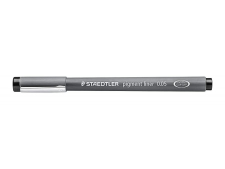 STAEDTLER Feutre à pigment, largeur du tracé: 0,05 mm, noir