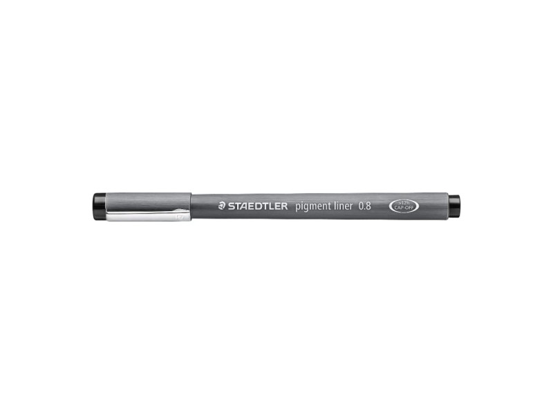 STAEDTLER Feutre à pigment, largeur du tracé: 0,8 mm, noir