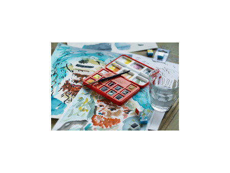 ROYAL TALENS Pocket box aquarelle Van Gogh x 'Autoportrait'
