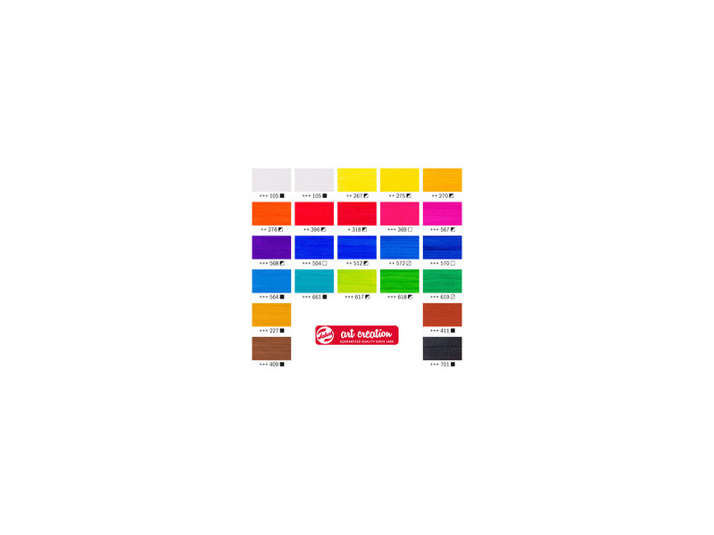 ROYAL TALENS Acrylique Art Creation, 12 ml, set de 8