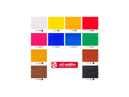 ROYAL TALENS Acrylique Art Creation, 12 ml, set de 24