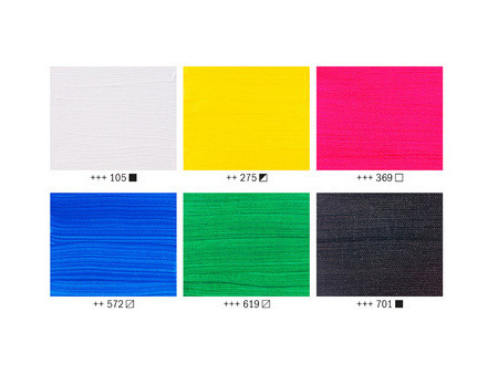 ROYAL TALENS Acrylique Art Creation Primary Set, 6 x 12 ml