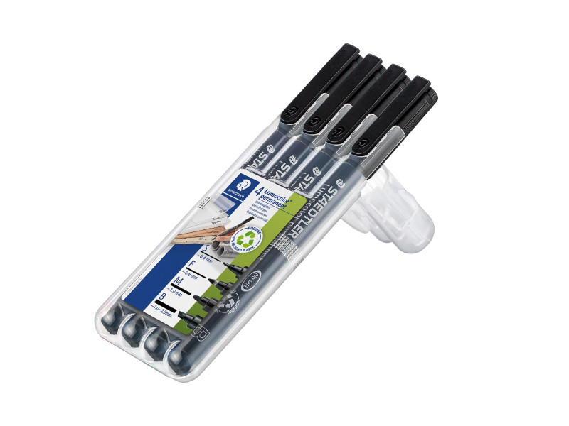 STAEDTLER Lumocolor Marqueur permanent 313S/318F/317M/314B
