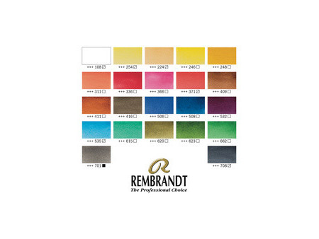 ROYAL TALENS REMBRANDT Kit aquarelle, godets