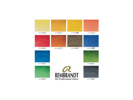ROYAL TALENS REMBRANDT Kit aquarelle, tubes