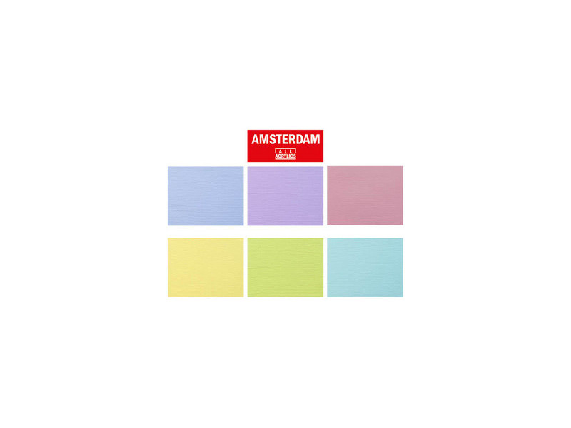 ROYAL TALENS Peinture acrylique AMSTERDAM Pastel, 6 x 20 ml