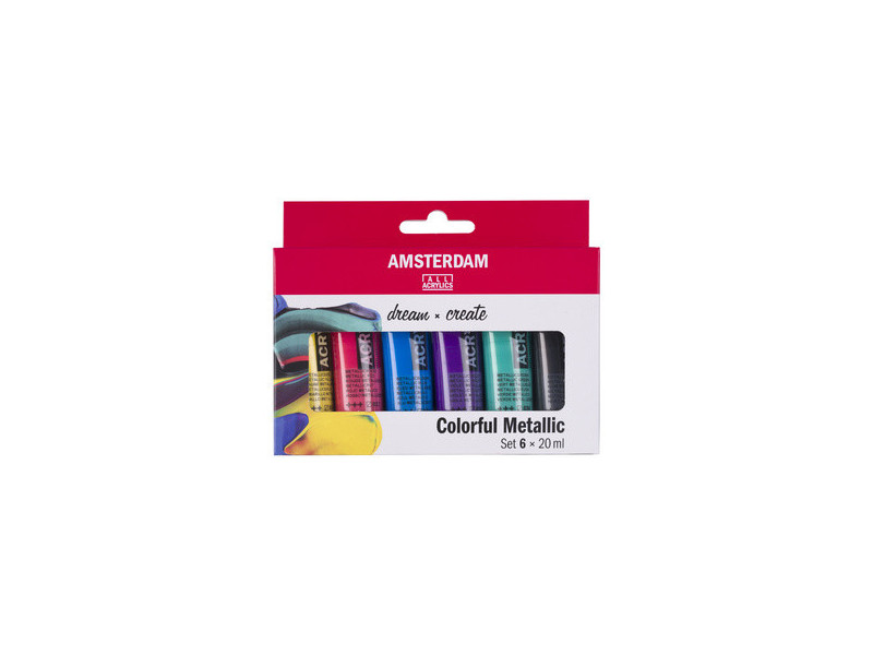 ROYAL TALENS Peinture acrylique AMSTERDAM Colorful Metallic