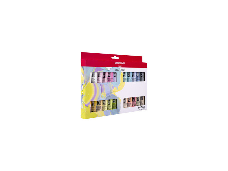 ROYAL TALENS Peinture acrylique AMSTERDAM Couleurs douces