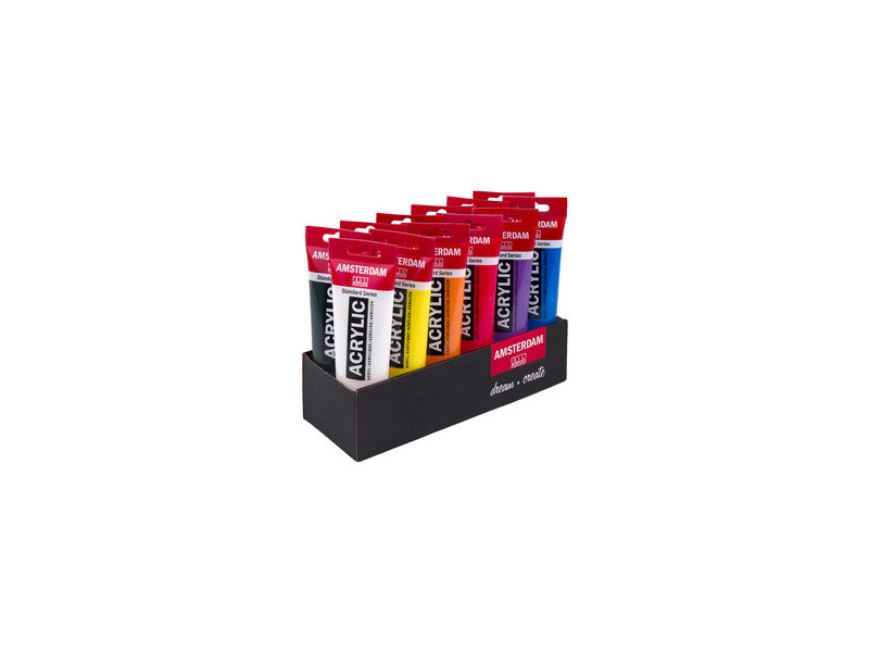 ROYAL TALENS Peinture acrylique AMSTERDAM, 12x 120 ml