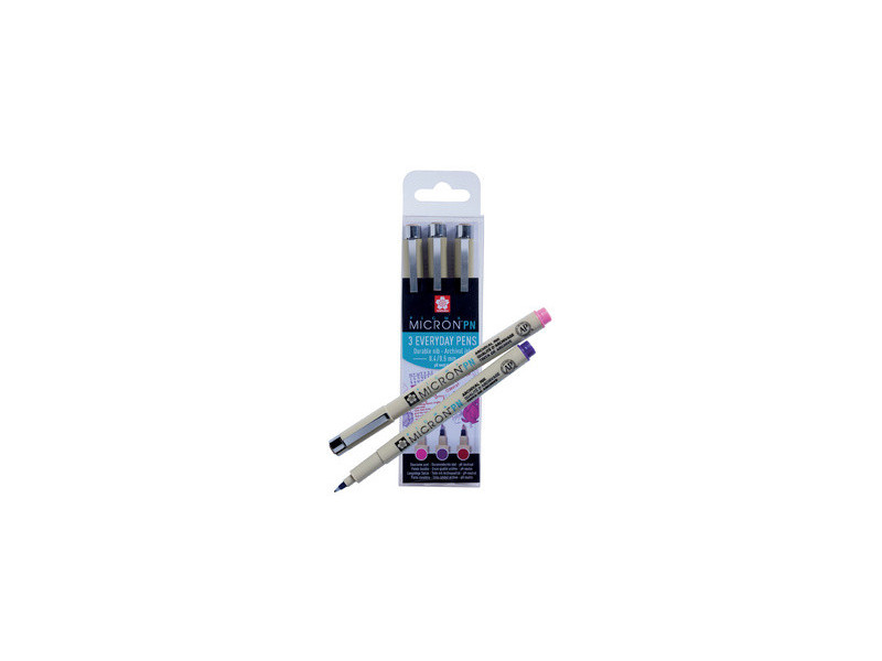 SAKURA Feutre fineliner Pigma Micron PN, kit de 3 Bureau