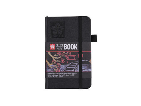SAKURA Carnet de croquis, 210 x 148 mm, noir