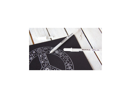 SAKURA Stylo roller encre gel Gelly Roll Bright White 0,4 mm
