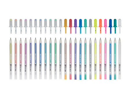 SAKURA Stylo roller à encre gel Gelly Roll Mix, étui de 24