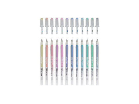SAKURA Stylo roller encre gel Gelly Roll Stardust étui de 12