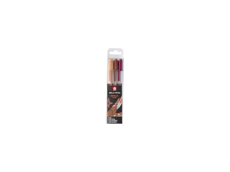 SAKURA Stylo roller à encre gel Gelly Roll Metallic 'Nature'