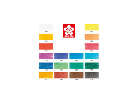 SAKURA Peinture aquarelle Koi Water Colors Sketch Box 30