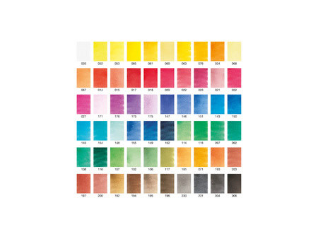 SAKURA Peinture aquarelle Koi Water Colors Studio, set 60