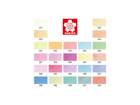 SAKURA Peinture aquarelle Koi Water Colors Sketch, box 24
