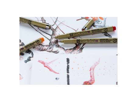 SAKURA Fineliner Pigma Micron x 'Prunier en fleurs'