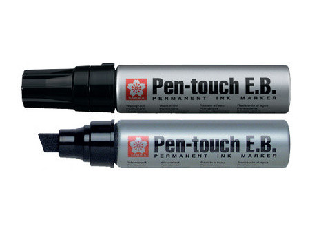 SAKURA Marqueur permanent Pen-touch Extra Broad, bleu