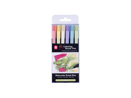 SAKURA Feutre pinceau Koi Colouring Brush Pen 'Pastel'