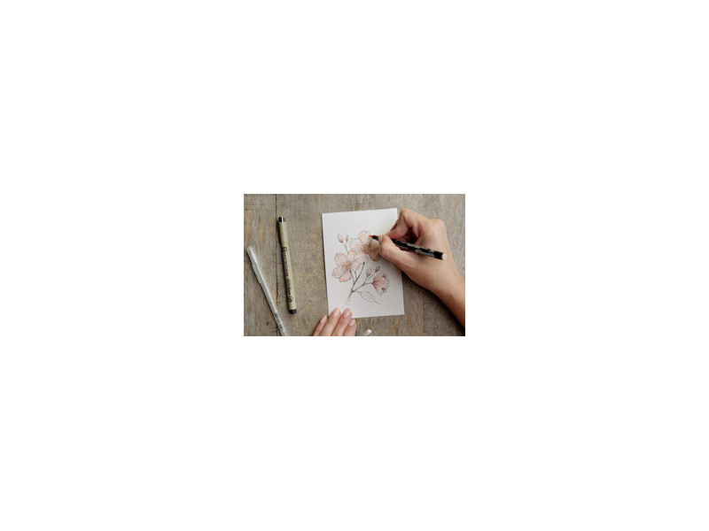 SAKURA Kit créatif Fleurs de cerisier, 3 stylos + papier