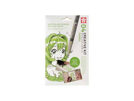 SAKURA Kit créatif Manga, 3 stylos + papier