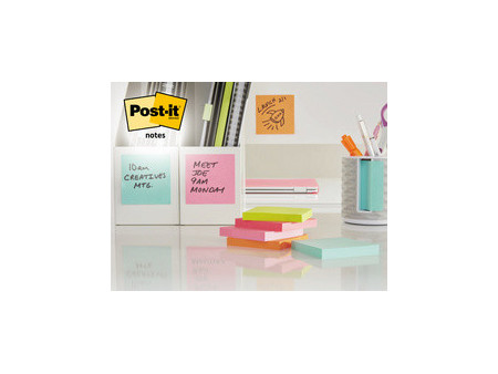Post-it Bloc-note cube notes, 76 x 76 mm, multicolore