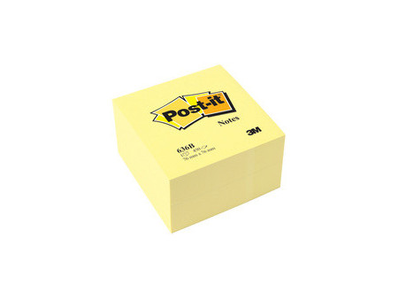 Post-it Bloc-note cube notes, 76 x 76 mm, multicolore