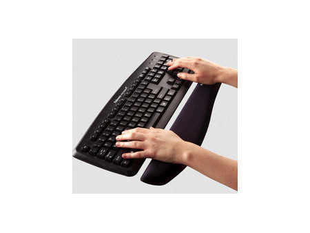 Fellowes Repose poignet pour clavier PlushTouch, noir
