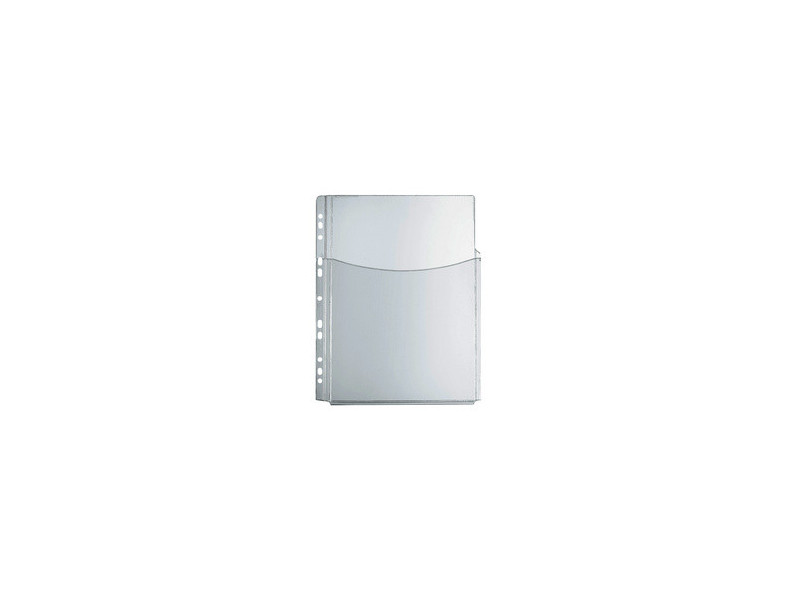 herlitz Pochette perforée avec poche, A4, PVC, 0,30 mm