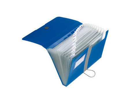 herlitz Trieur easyorga to go, 12 compartiments, bleu
