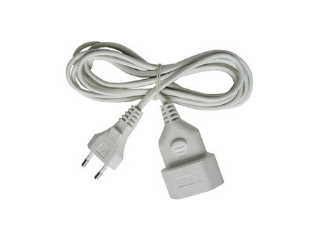 brennstuhl Rallonge électrique Euro, blanc, 3 m