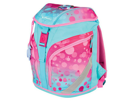herlitz Sac à dos scolaire SoftLight Plus 'Pink Bubbles'