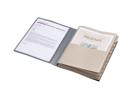 Oxford for Business Trieur, A4, compartiment 1-12, gris