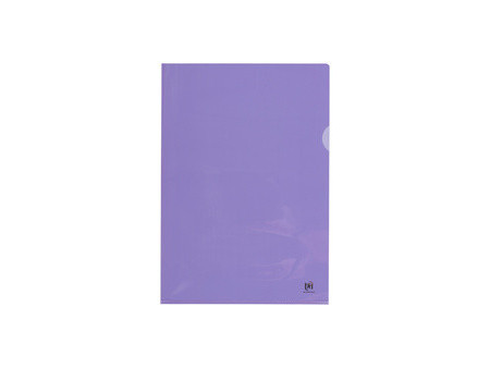 Oxford Pochettes coin Premium, A4, PVC, transparent, rouge