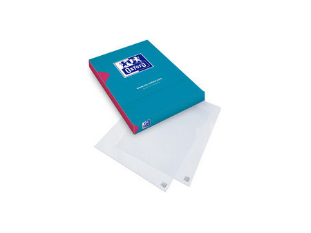 Oxford pochette transparente Standard, format A4, en PP
