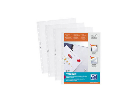 Oxford Pochette perforée vario-zipp manageMe!, A4