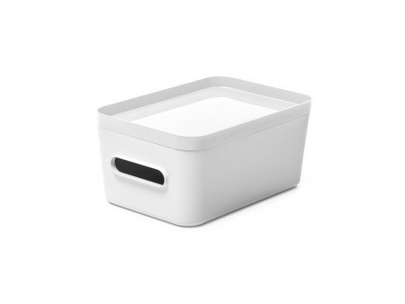 SmartStore Boîte de rangement COMPACT M, 5,3 litres, blanc