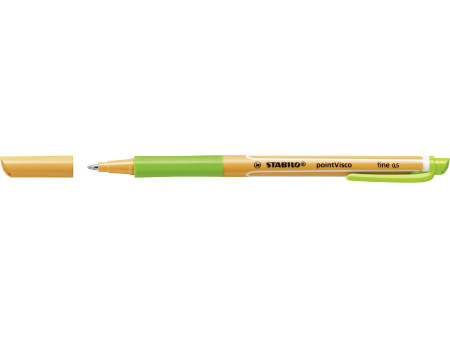 STABILO Stylo à encre gel pointVisco, vert tilleul