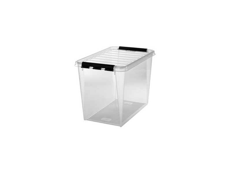 SmartStore Boîte de rangement CLASSIC 66 L, clips: blanc