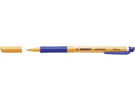 STABILO Stylo à encre gel pointVisco, étui plastique de 4