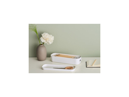 smartstore Boîte de rangement COMPACT SLIM, 1,32 litre,blanc