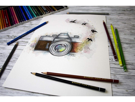STABILO Crayon de couleur Original, hexagonal, rouge