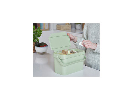 smartstore Poubelle bio 'Collect Biowaste', 5 L, blanc