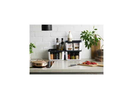 smartstore Boîte de rangement COMPACT SQUARE M, transparent