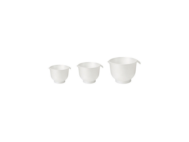 GastroMax Bol mélangeur, blanc, set de 3