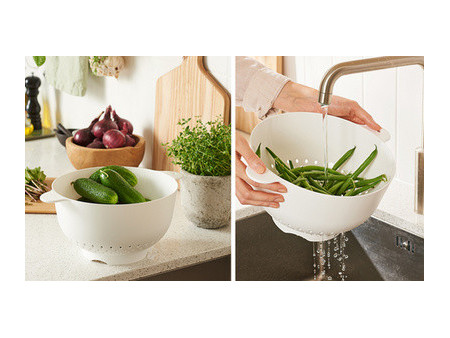 GastroMax Passoire/égouttoir, en PP, blanc